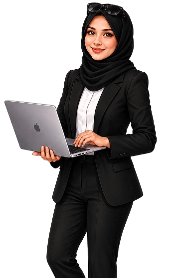 Best Digital Marketing Analyst in Dubai working on a laptop